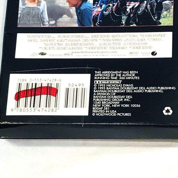 The Horse Whisperer Audio Book 4 Cassettes Western Nicholas Evans Redford Coyote - Picture 8 of 10